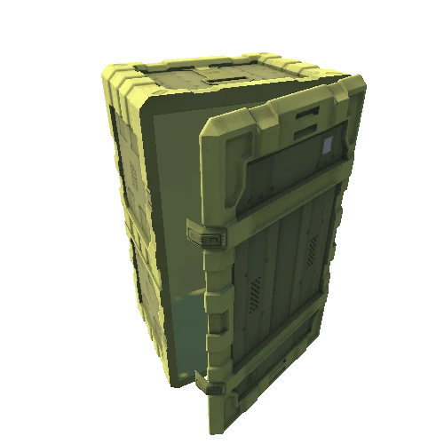 Crate Medium Military (open)